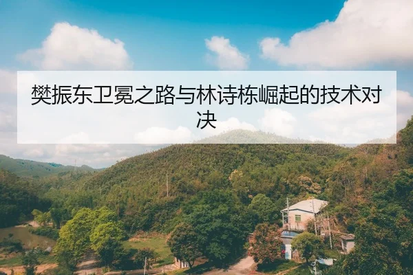 樊振东卫冕之路与林诗栋崛起的技术对决